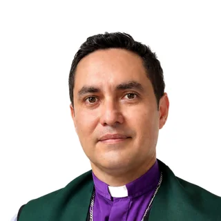 Retrato del obispo José Antonio Ríos, Rector del Seminario Teológico Thomas Cranmer
